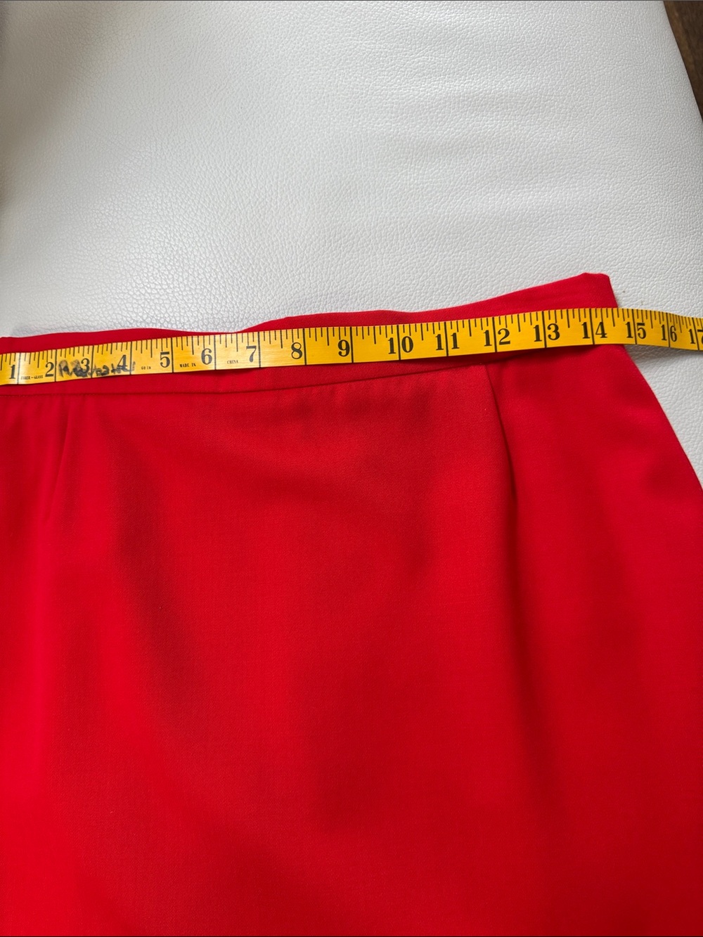 Escada Margaretha Ley red skert size 8 like new - Picture 6 of 7